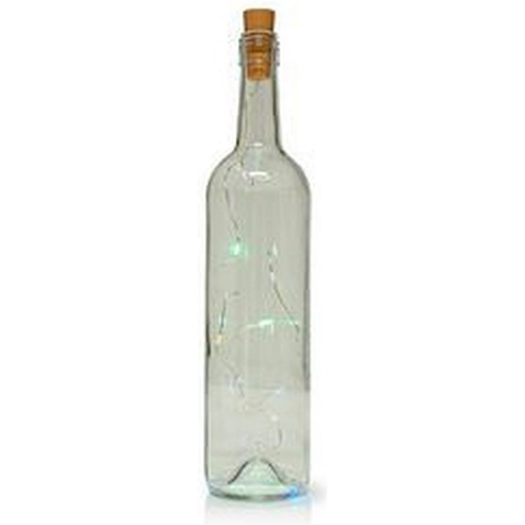 S.i.a. flessenstop lichtsnoer met 8 multicolor led lampjes ip44
