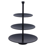 Excellent houseware etagère 3-laags 36,5 cm matzwart