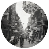 Wallart behangcirkel hong kong the old days 190 cm
