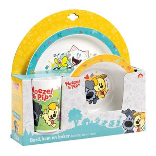 Bambolino toys woezel pip eetset, 3dlg.