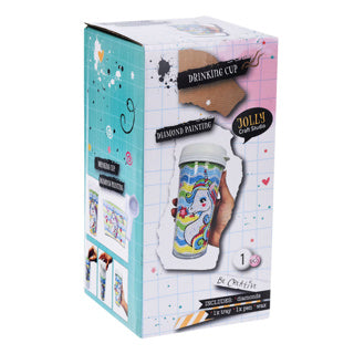 Maak je eigen drinkbeker diamond painting