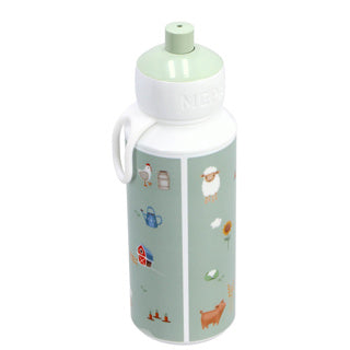 Mepal Campus kleine boerderij drinkfles pop-up 400 ml