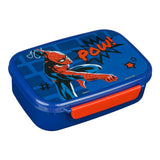 Spiderman lunchbox blauw rood