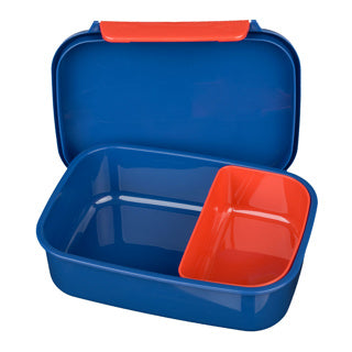 Spiderman lunchbox blauw rood