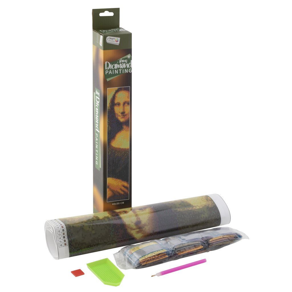 Craft sensations diamond painting mona lisa 40x50 cm