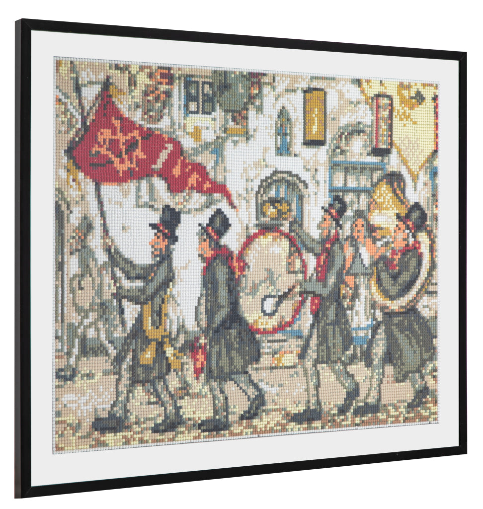 Grafix diamond painting anton pieck fanfare 40x50cm