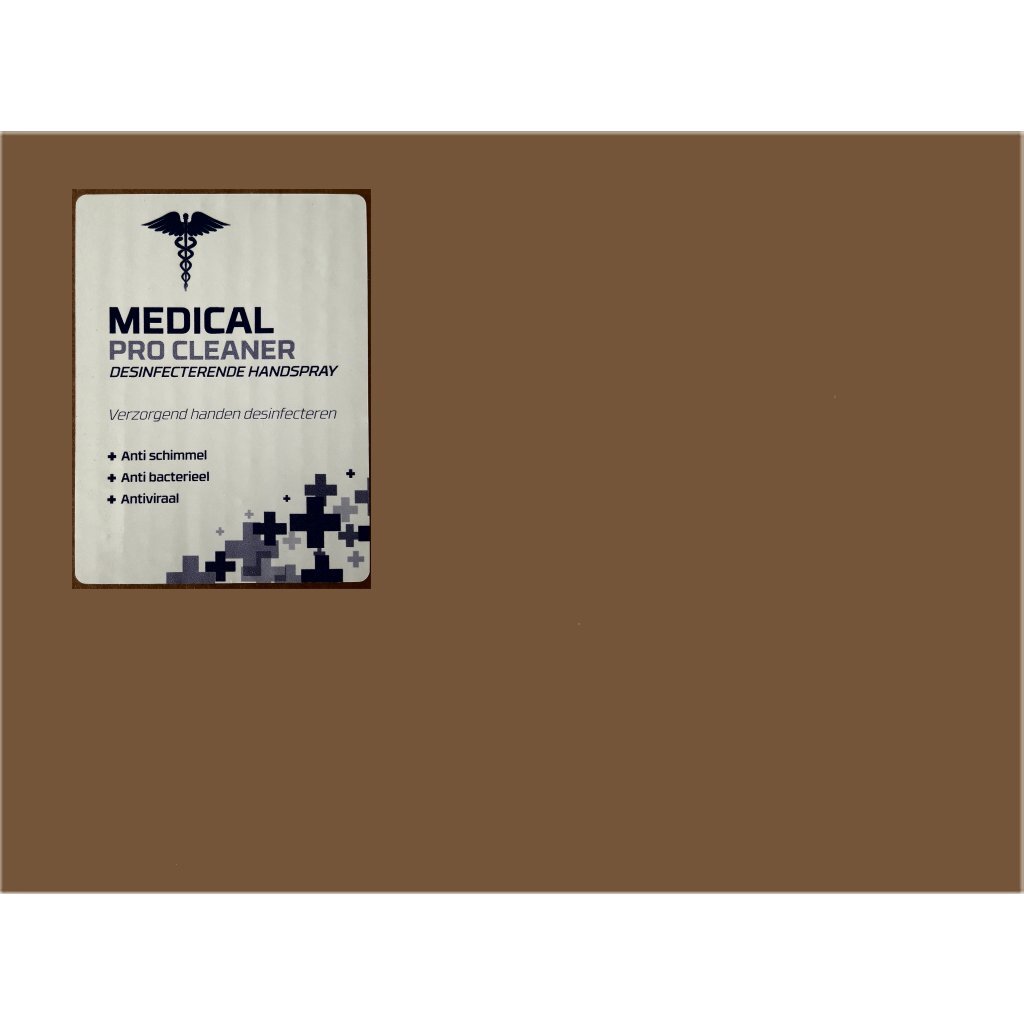 Medical pro cleaner desinfecterende handspray 750 ml doos 10 stuks