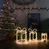 Vidaxl kerstverlichting voor binnen en buiten cadeaudozen 180 led's