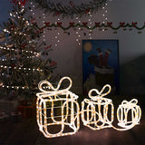 Vidaxl kerstverlichting voor binnen en buiten cadeaudozen 180 led's