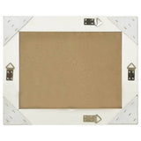 Vidaxl wandspiegel barok stijl 50x40 cm wit