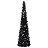 Vidaxl kunstkerstboom pop-up 150 cm pet zwart