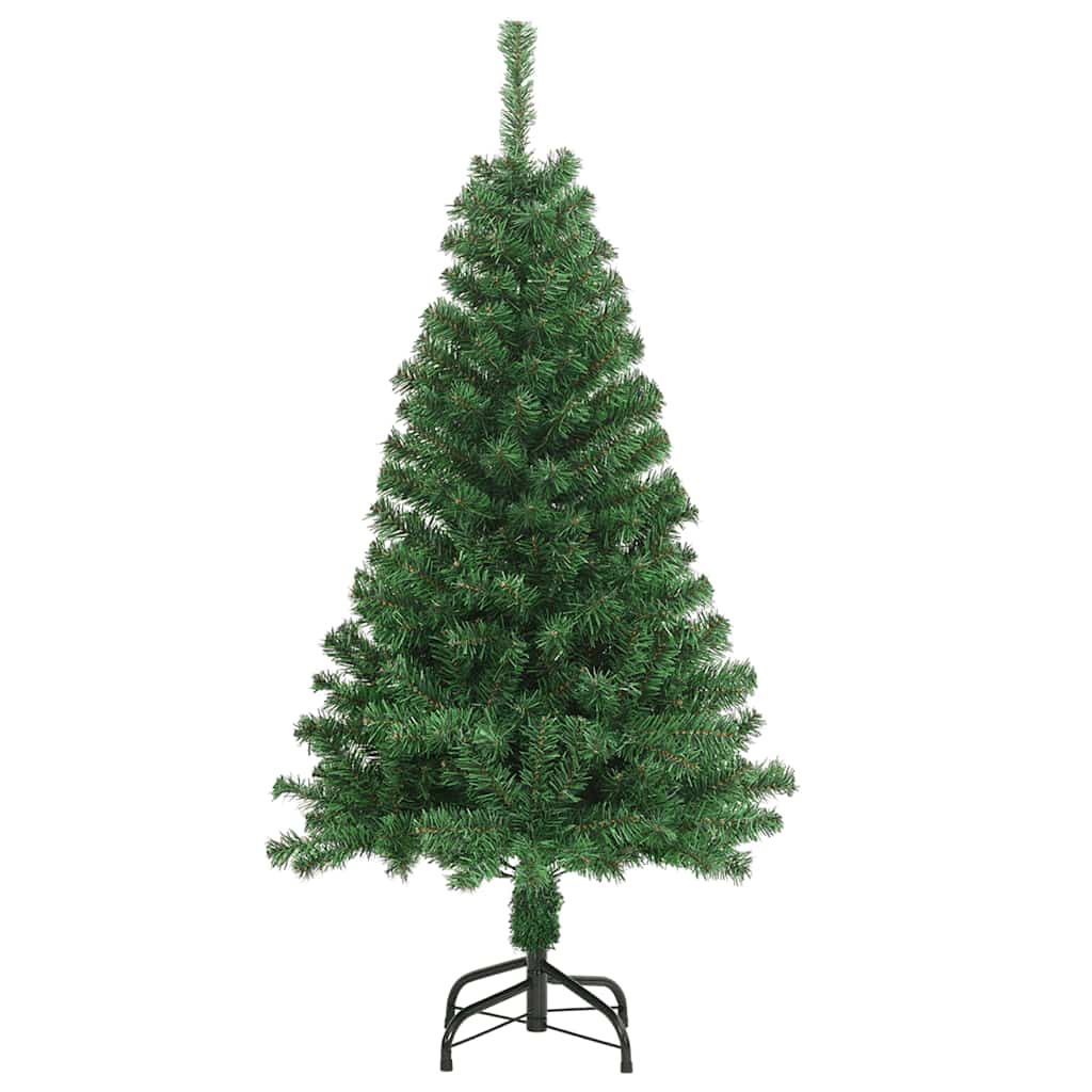 Vidaxl kunstkerstboom met dikke takken 150 cm pvc groen