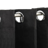 VidaXL Gordijnen linnenlook verduisterend 2 st 140x245 cm antraciet