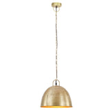 Vidaxl hanglamp industrieel vintage rond 25 w e27 31 cm messingkleurig