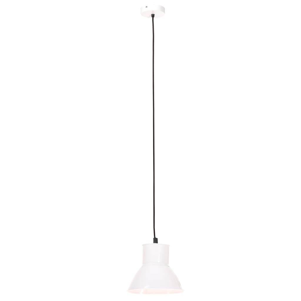 VidaXL Hanglamp rond 25 W E27 48 cm wit