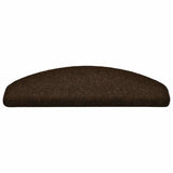 Vidaxl trapmatten zelfklevend 15 st 65x21x4 cm naaldvilt bruin