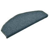 Vidaxl trapmatten 15 st 65x24x4 cm donkergroen halfrond groot