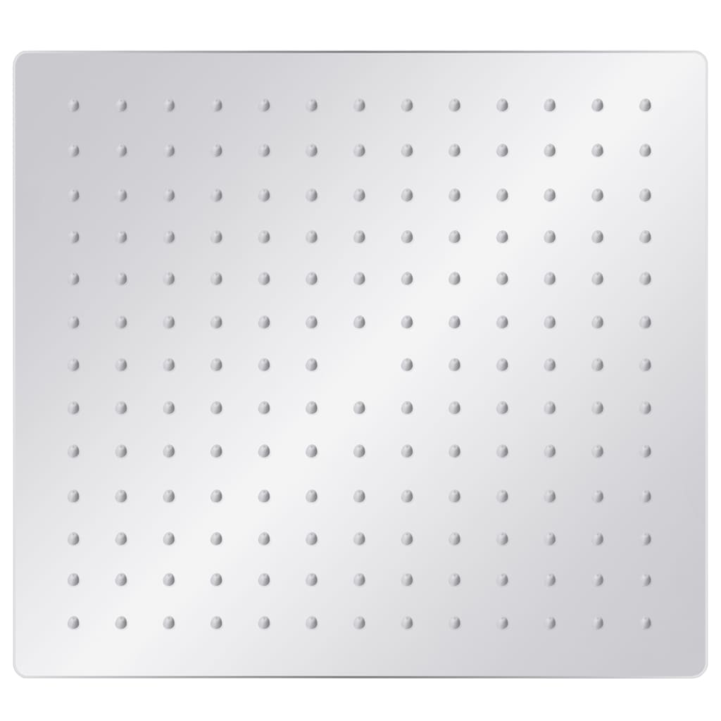 Vidaxl regendouchekop vierkant 30x30 cm roestvrij staal 304