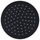 Vidaxl regendouchekop rond 20 cm roestvrij staal zwart
