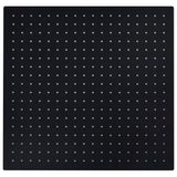 Vidaxl regendouchekop vierkant 50x50 cm roestvrij staal zwart