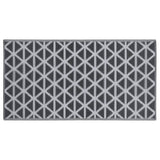 Vidaxl buitenkleed arakil 80x150 cm pp zwart