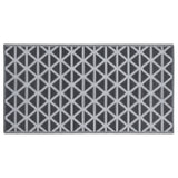 Vidaxl buitenkleed arakil 160x230 cm pp zwart