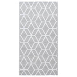 Vidaxl buitenkleed arakil 190x290 cm pp grijs