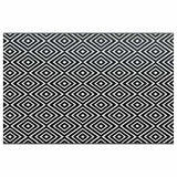 Vidaxl buitenkleed arakil 190x290 cm pp wit en zwart