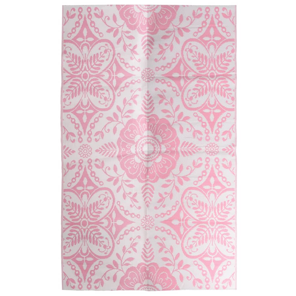 Vidaxl buitenkleed arakil 160x230 cm pp roze