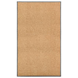 Vidaxl deurmat wasbaar 90x150 cm crème