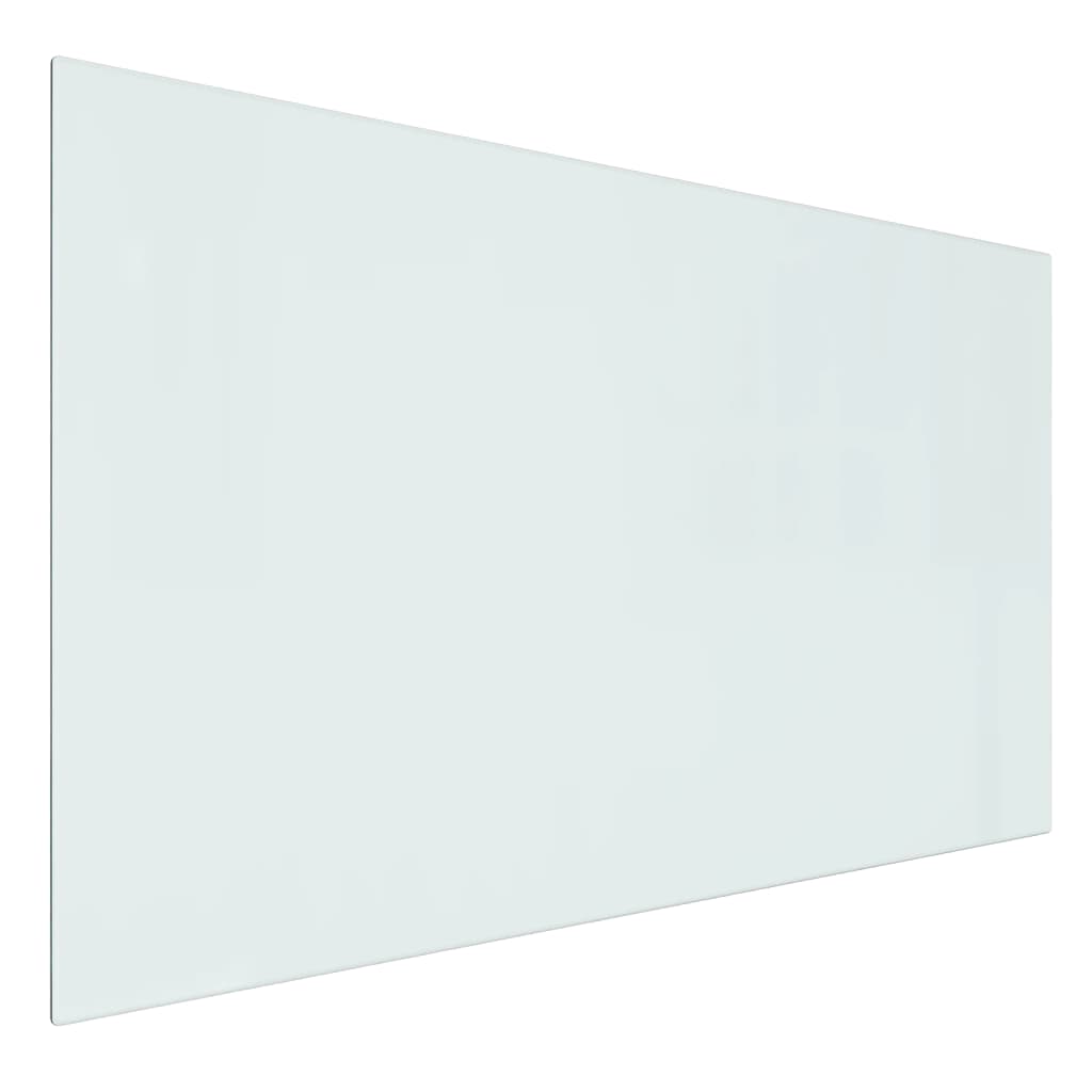 Vidaxl glasplaat open rechthoekige haardig 100x60 cm