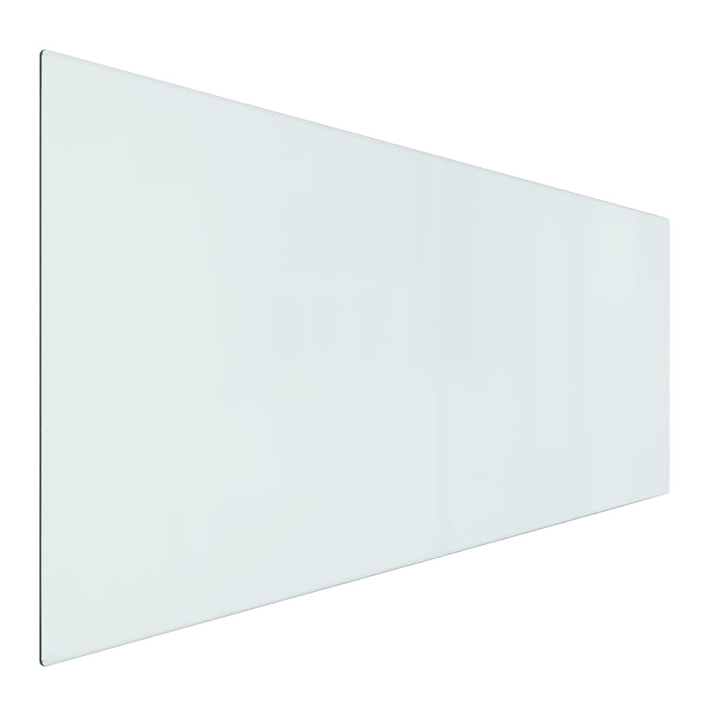 Vidaxl glasplaat open rechthoekige haardig 120x50 cm