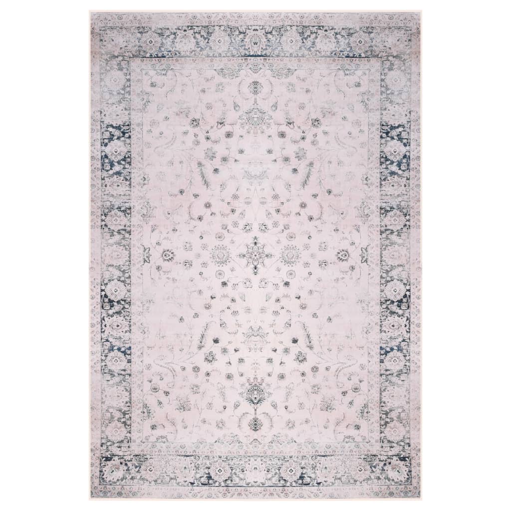 Vidaxl vloerkleed met print 120x160 cm stof meerkleurig