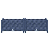 Vidaxl plantenbak verhoogd 80x40x23 cm polypropyleen