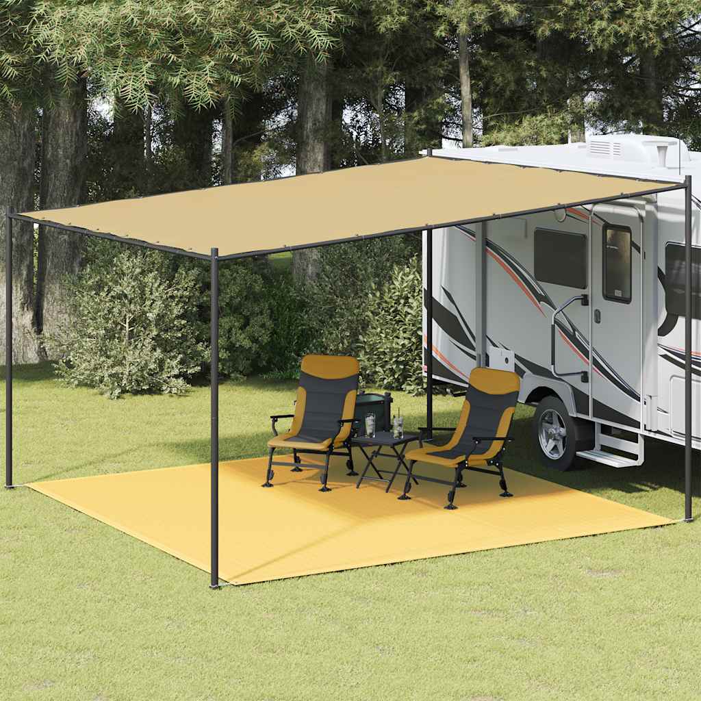 Vidaxl tenttapijt 400x400 cm beige