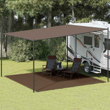 Vidaxl tenttapijt 400x400 cm bruin