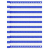 Vidaxl balkonscherm 120x400 cm hdpe blauw en wit