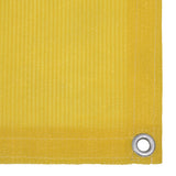 Vidaxl balkonscherm 90x400 cm hdpe geel