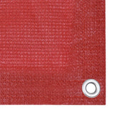 Vidaxl balkonscherm 90x600 cm hdpe rood