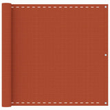 Vidaxl balkonscherm 90x500 cm hdpe oranje