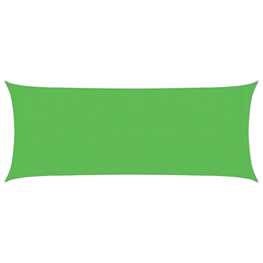 Vidaxl zonnezeil 160 g m² 2x5 m hdpe lichtgroen