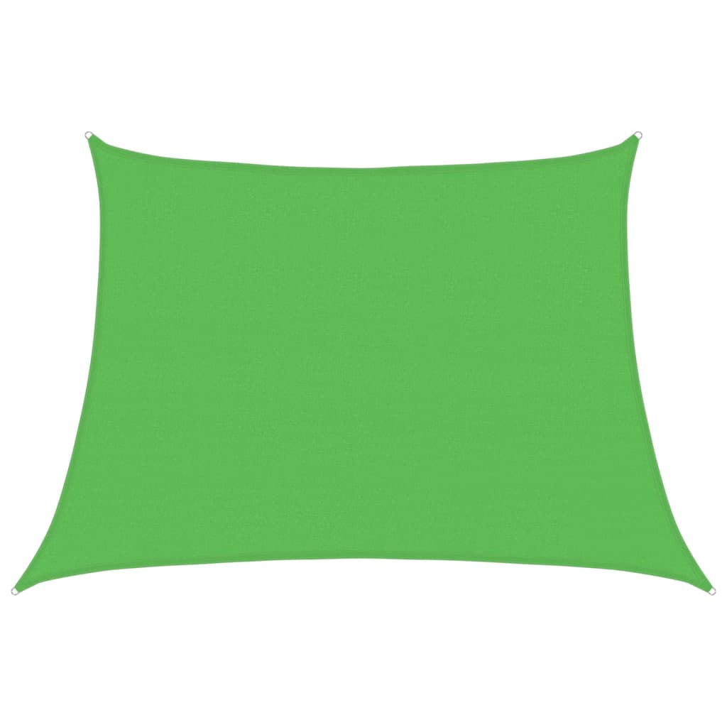 Vidaxl zonnezeil 160 g m² 4 5x3 m hdpe lichtgroen