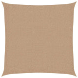 Vidaxl zonnezeil 160 g m² 3x3 m hdpe taupe
