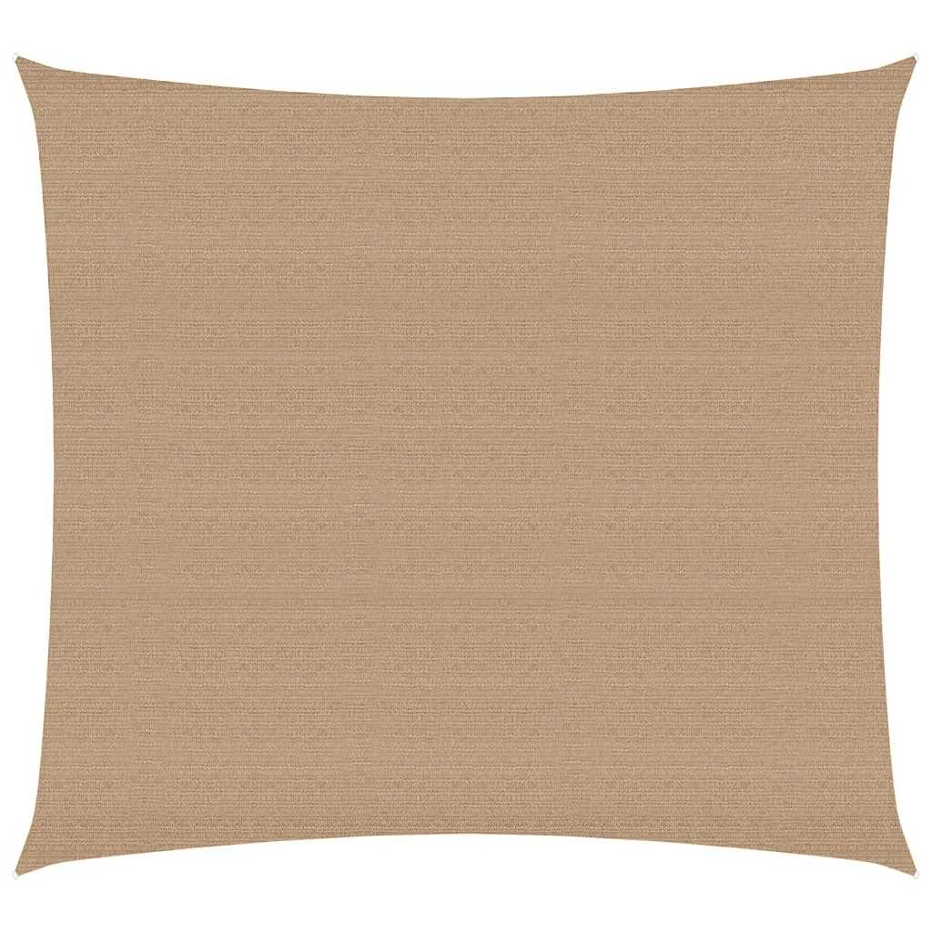 Vidaxl zonnezeil 160 g m² 4x4 m hdpe taupe