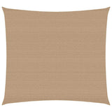 Vidaxl zonnezeil 160 g m² 4x4 m hdpe taupe