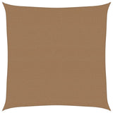 Vidaxl zonnezeil 160 g m² 5x5 m hdpe taupe
