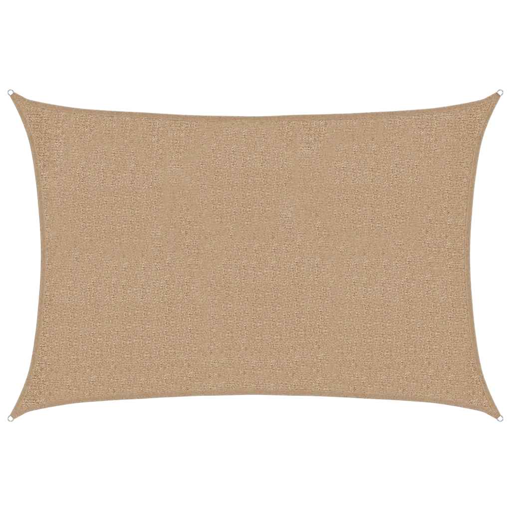 Vidaxl zonnezeil 160 g m² 2x2,5 m hdpe taupe