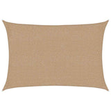 Vidaxl zonnezeil 160 g m² 2x2,5 m hdpe taupe