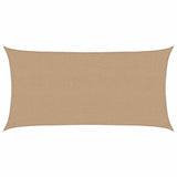 Vidaxl zonnezeil 160 g m² 2x3,5 m hdpe taupe