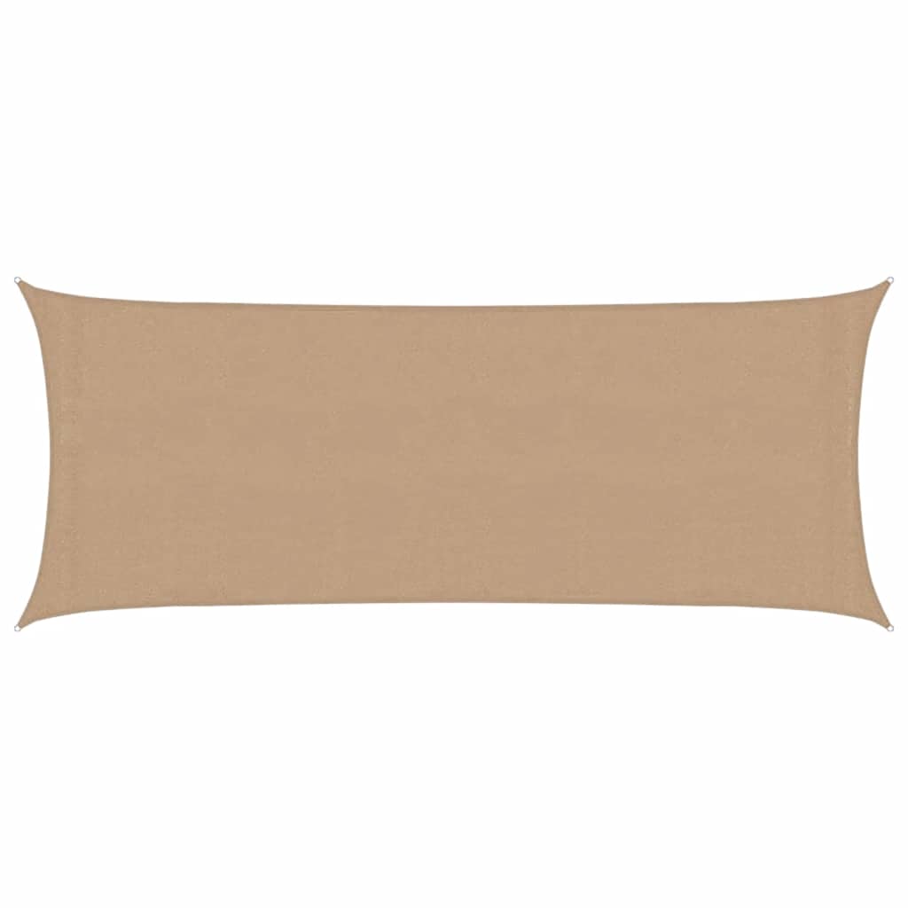 Vidaxl zonnezeil 160 g m² 2x4,5 m hdpe taupe